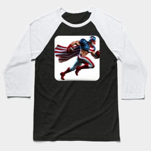 American Man NFL Football Player #3 Baseball T-Shirt